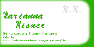 marianna misner business card